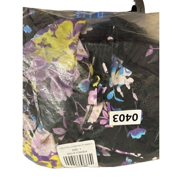 Torrid Off-Shoulder With Chiffon Sleeves Swing Top (Sz 1) - Picture 6 of 6